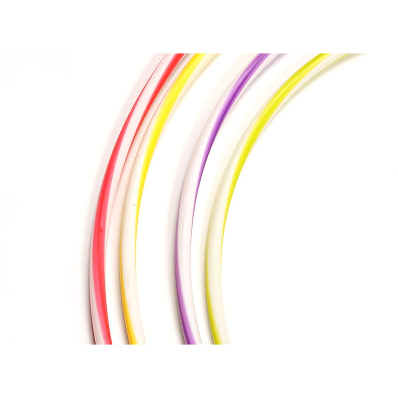 Children's Two-Color Straight Pull Plastic Hula Hoop